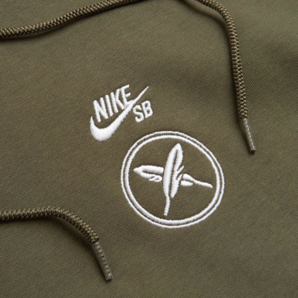Nike SB Fleece Pullover Hood Yuto GFX Green