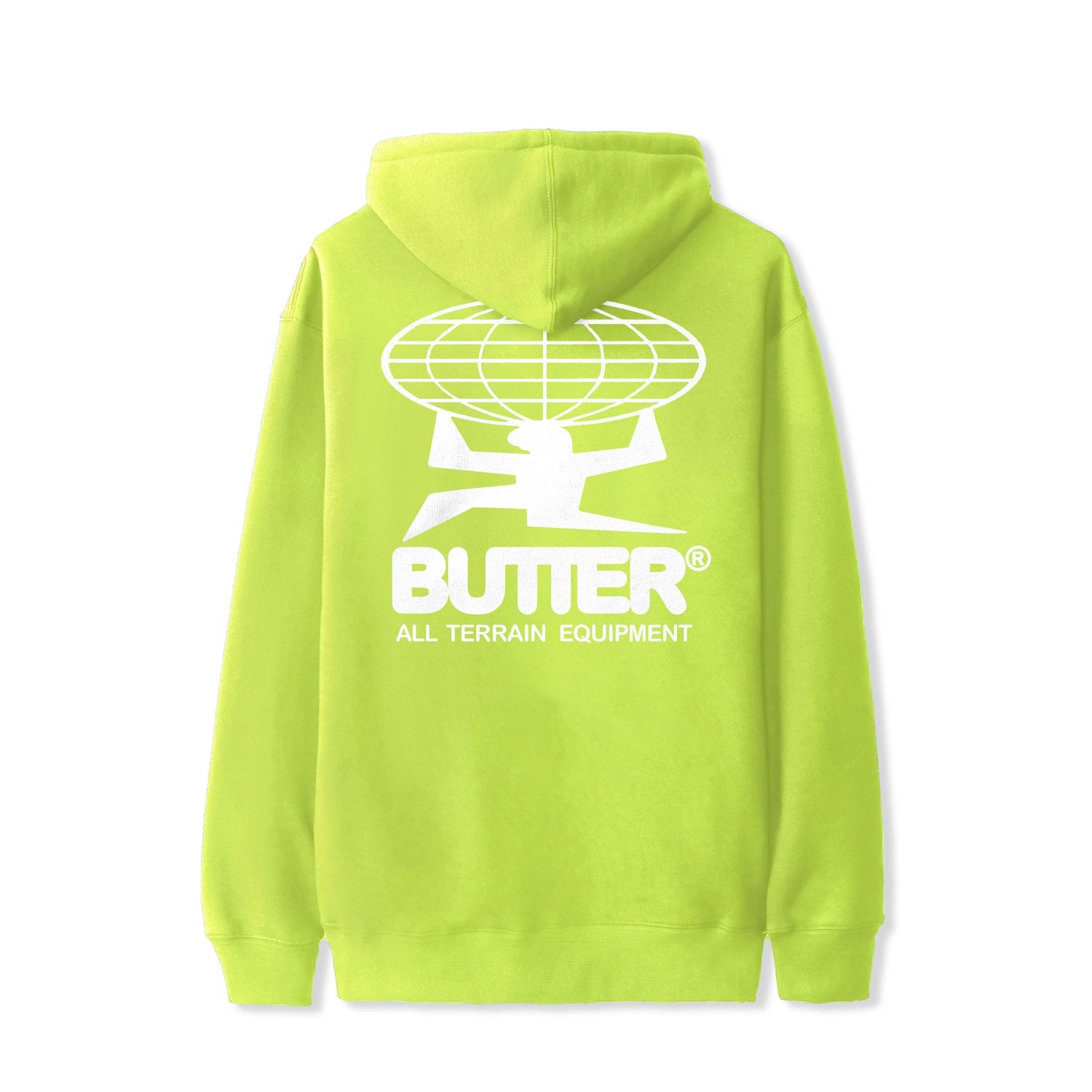 Butter Goods All Terrain Pullover Hood Safety Green