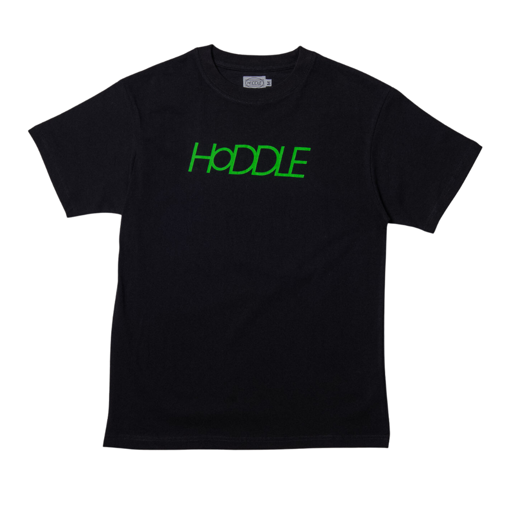 Hoddle Logo Tee Black