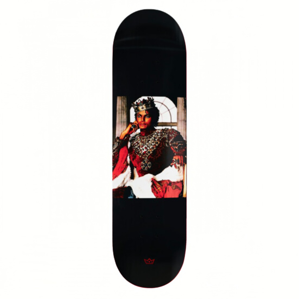 King Skateboards TJ Applehead Deck Black 8.18