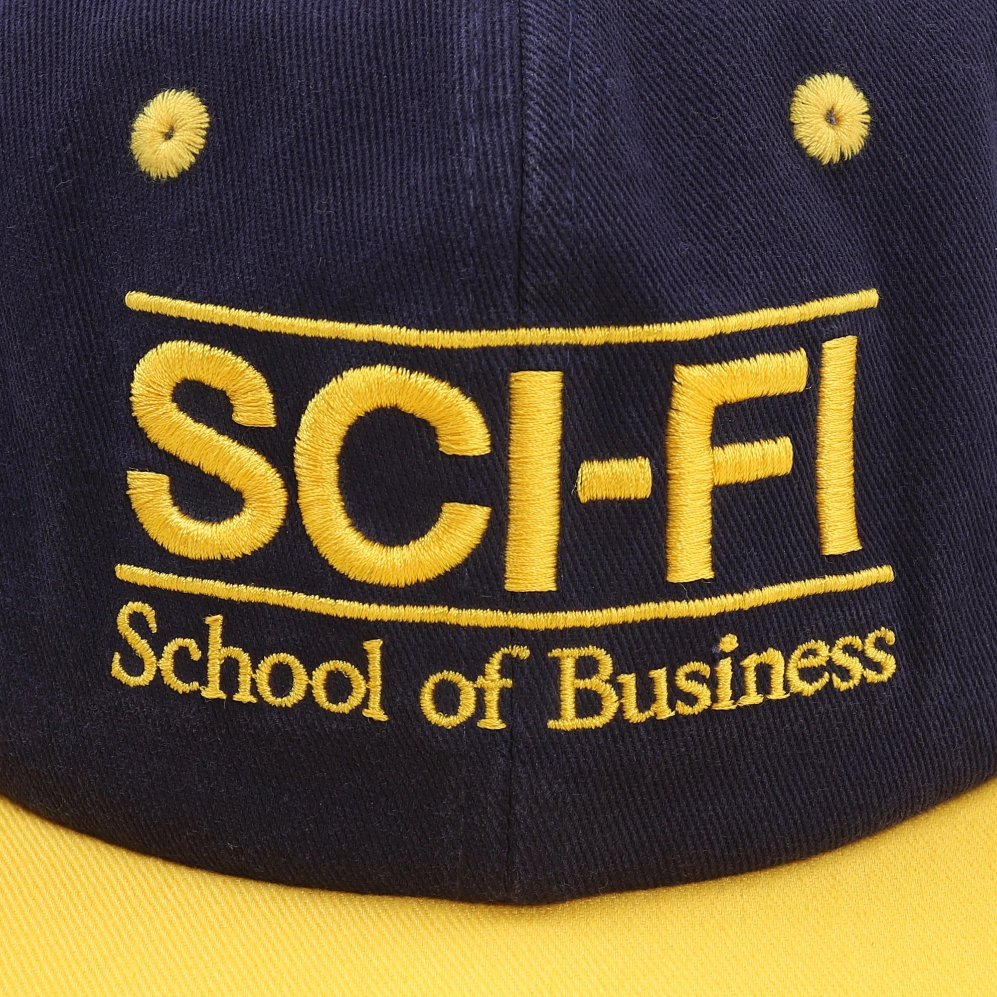 Sci-Fi Fantasy School of Business Hat -Navy/Yellow