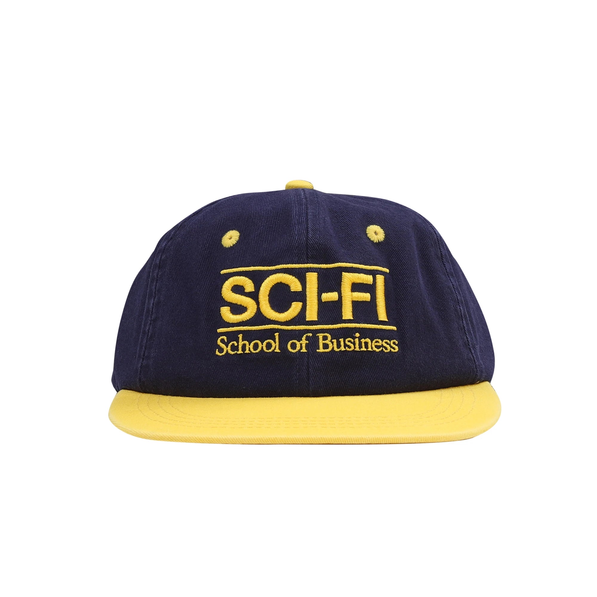 Sci-Fi Fantasy School of Business Hat -Navy/Yellow