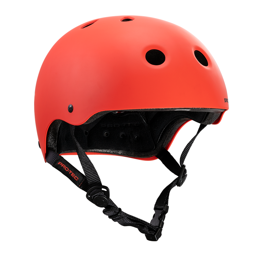 Pro-Tec Classic Skate Helmet Matte Bright Red